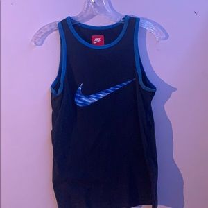 Blue Nike tank top